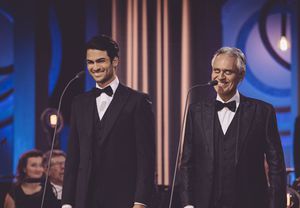 Andrea Bocelli w koncercie „Cud Życia - Koncert Wielkanocny”; fot. TVP