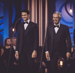 Andrea Bocelli w koncercie „Cud Życia - Koncert Wielkanocny”; fot. TVP