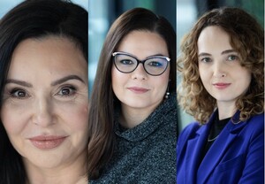 Od lewej: Anita Jankowska, Agnieszka Wisełka, Katarzyna Bielawska