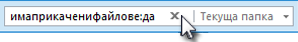 Полето за незабавно търсене