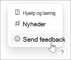 Giver feedback i Microsoft Loop