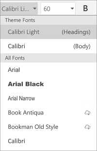 Fonts