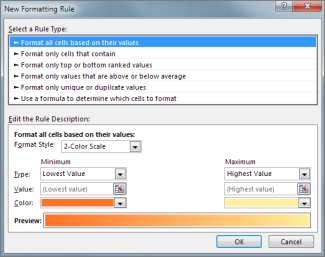 New formatting rule