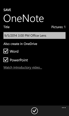 Send pictures to Word and PowerPoint on OneDrive