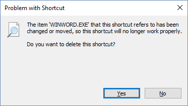 Screenshot ofdialog box