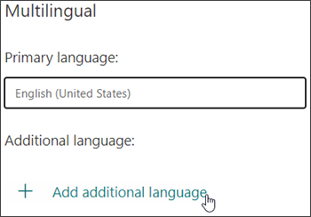 Add a language