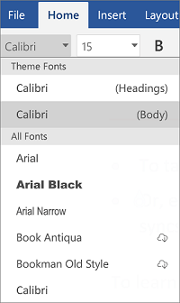 Fonts