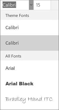 Fonts