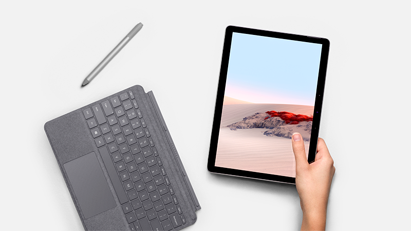 Funda con teclado y Lápiz para Surface con la Surface Go 2