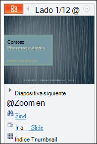 Vista Diapositiva en el visor de PowerPoint para móvil