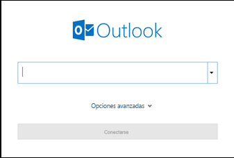 Escriba su dirección de correo electrónico y haga clic en Conectar.