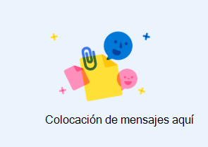 Colocar mensajes aquí aparece cuando arrastra un correo electrónico a otro correo electrónico.