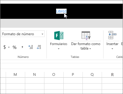 Cursor al hacer clic en un nombre de archivo