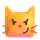 Emoji de gato de teams con una sonrisa descarada