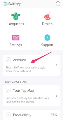 SwiftKey-MainAccount