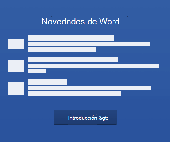 Empezar a activar Word 2016 para Mac