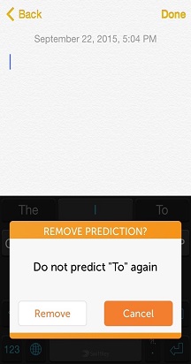 removeprediction