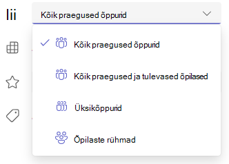 õppurid või rühmad