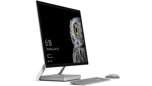 Foto Surface Studio, Surface Mouse'i ja klaviatuuriga