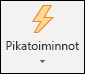 Pikatoiminnot-kuvake