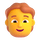 Teamsin punatukkainen emoji