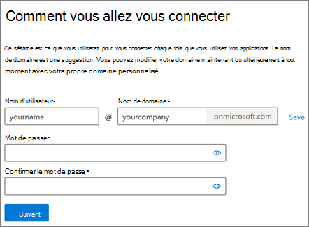 Comment vous allez vous connecter et créer un compte dans Microsoft 365 pour les entreprises