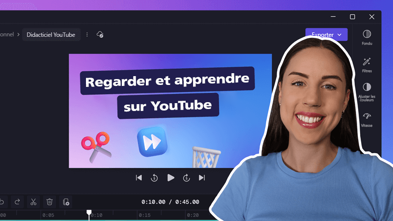 regarder et découvrir la modification de vidéo sur notre chaîne YouTube