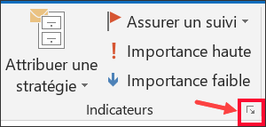 Sélectionnez Plus d’options pour définir un délai de remise.