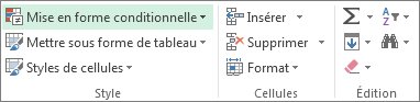 Mise en forme conditionnelle
