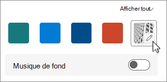 Capture d’écran du bouton Modifier l’image d’arrière-plan