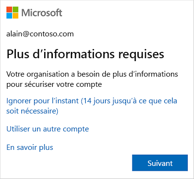 Invite demandant plus d’informations