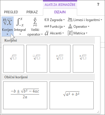 Matematičke strukture s korijenima