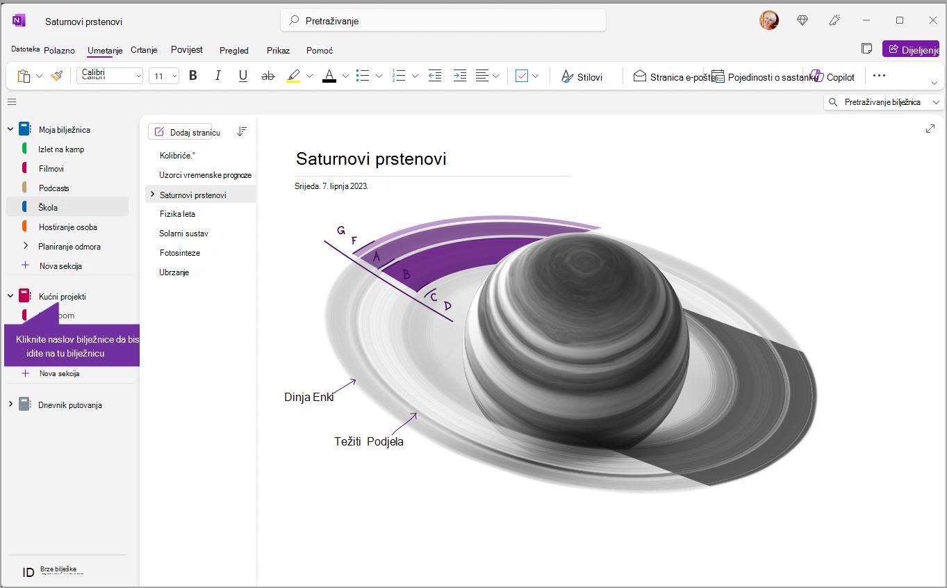 navigirajte onenote zaslonskim snimkama dvadeset jedan verzija dva.jpeg