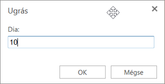 A dia számának beírása