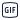 GIF gomb