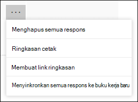 Opsi respons cetak di Microsoft Forms