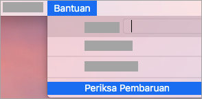 Bantuan > Periksa Pembaruan