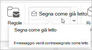 Screenshot del passaggio rapido personalizzato che include una descrizione quando si passa il puntatore del mouse su un passaggio