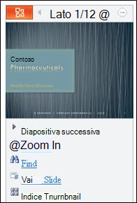 Visualizzazione Diapositive nel visualizzatore di PowerPoint Mobile