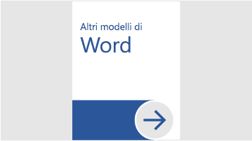 Altri modelli di Word