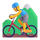 Teams の男性マウンテンバイクの絵文字