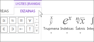 Lygties įrankiai