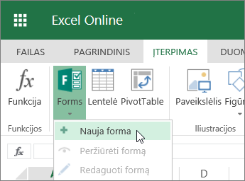 Formos > Nauja forma