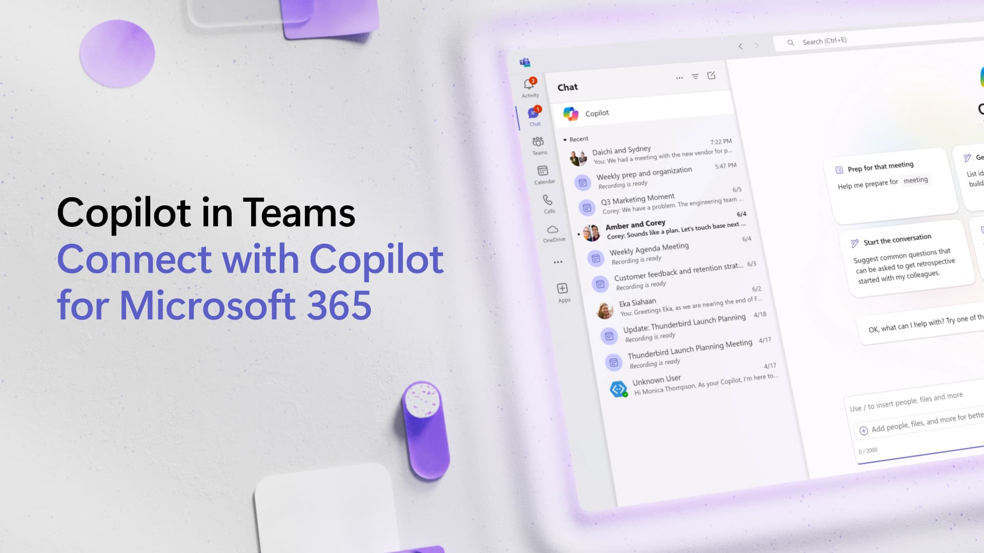 Vaizdo įrašas: prisijunkite naudodami „Copilot“, skirtą „Microsoft 365“