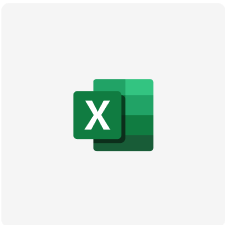 „Excel“ programos piktograma