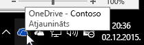 OneDrive darbam sinhronizācijas klients