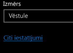 Citi iestatījumi