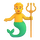 Emoji van Teams merman