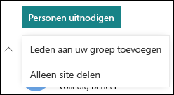 Personen uitnodigen voor uw SharePoint-site