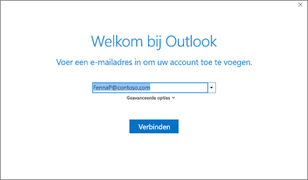 Welkom bij Outlook